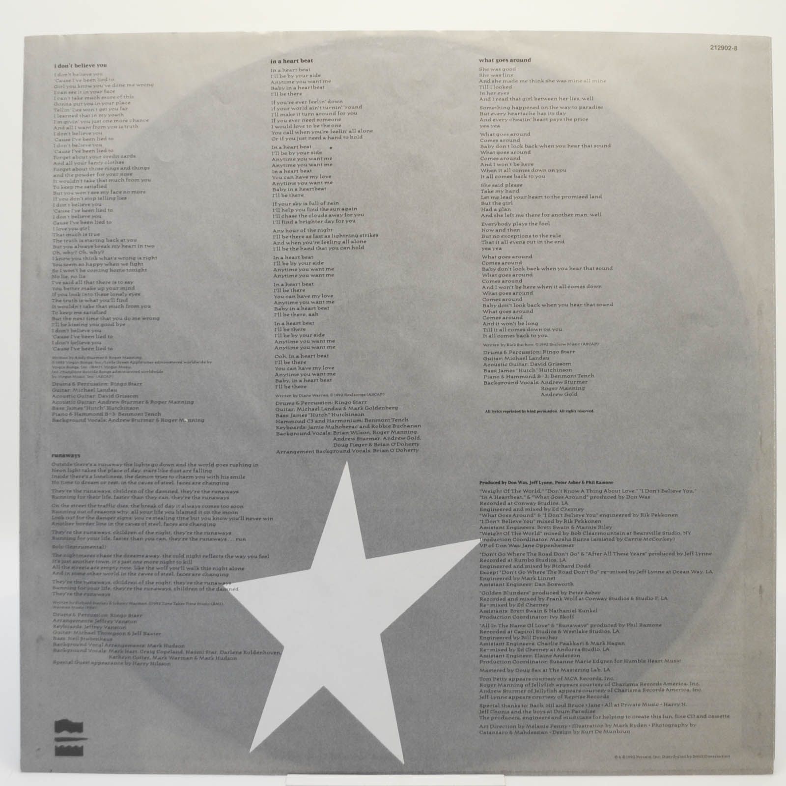 Ringo Starr — Time Takes Time, 1992