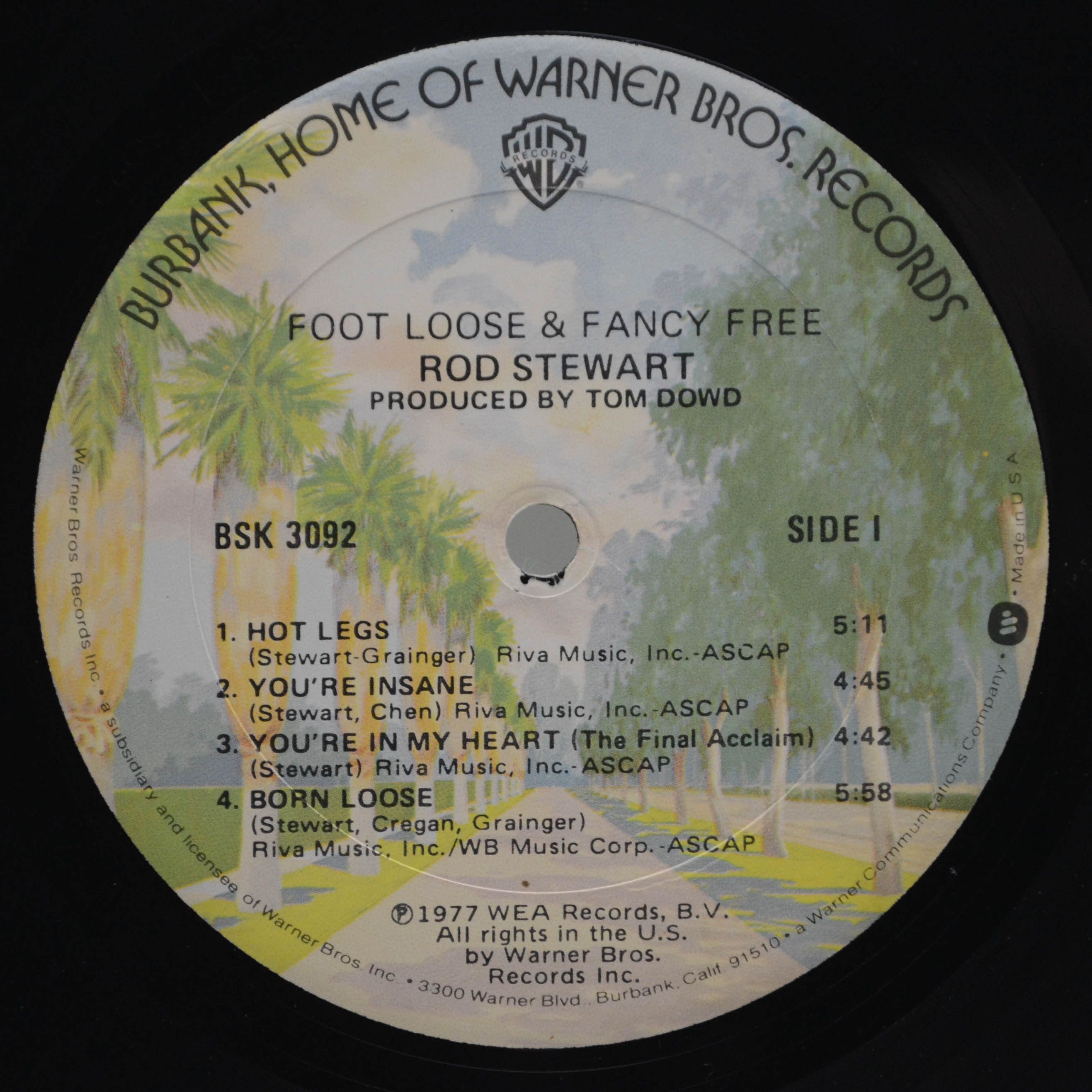 Rod Stewart — Foot Loose & Fancy Free (USA), 1977