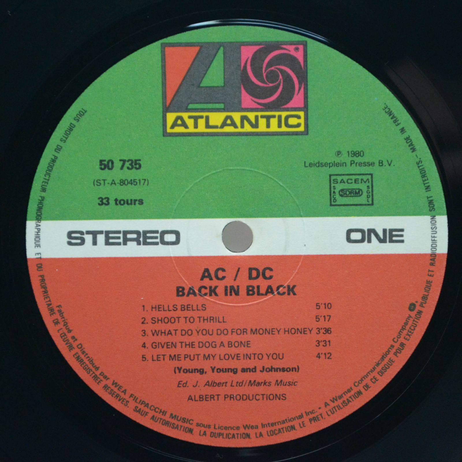 AC/DC — Back In Black, 1980