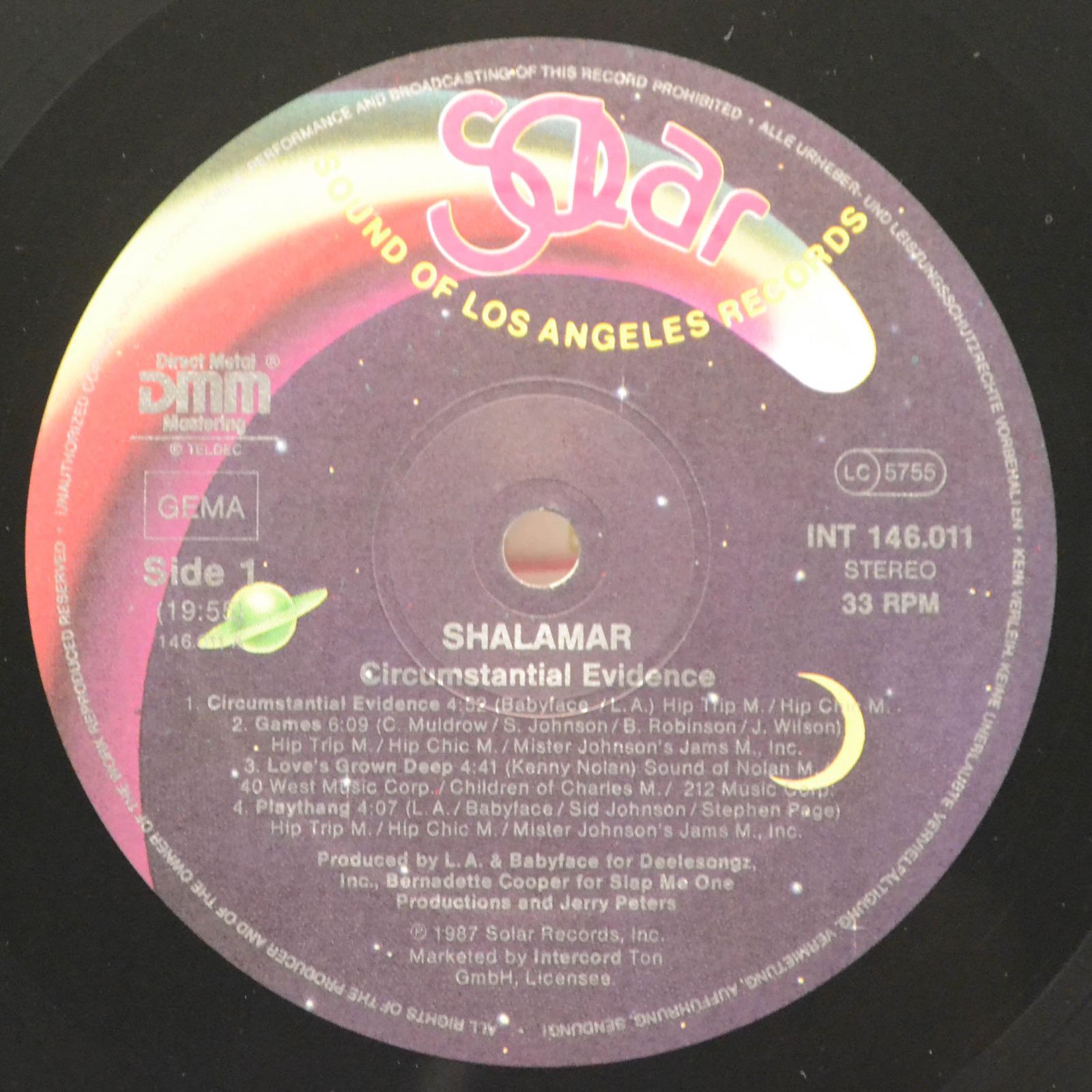 Shalamar — Circumstantial Evidence, 1987