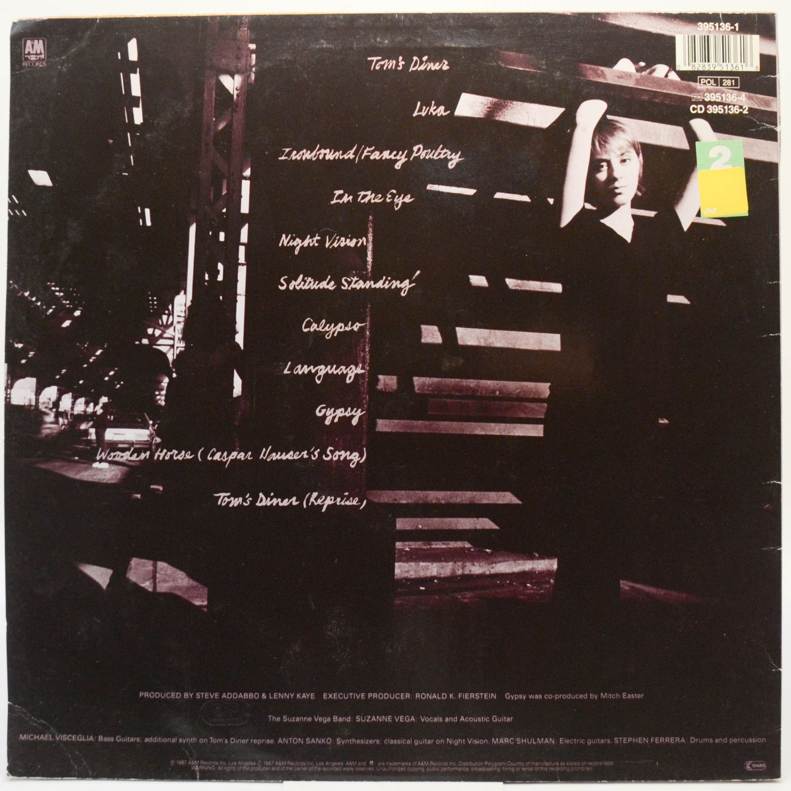 Suzanne Vega — Solitude Standing, 1987