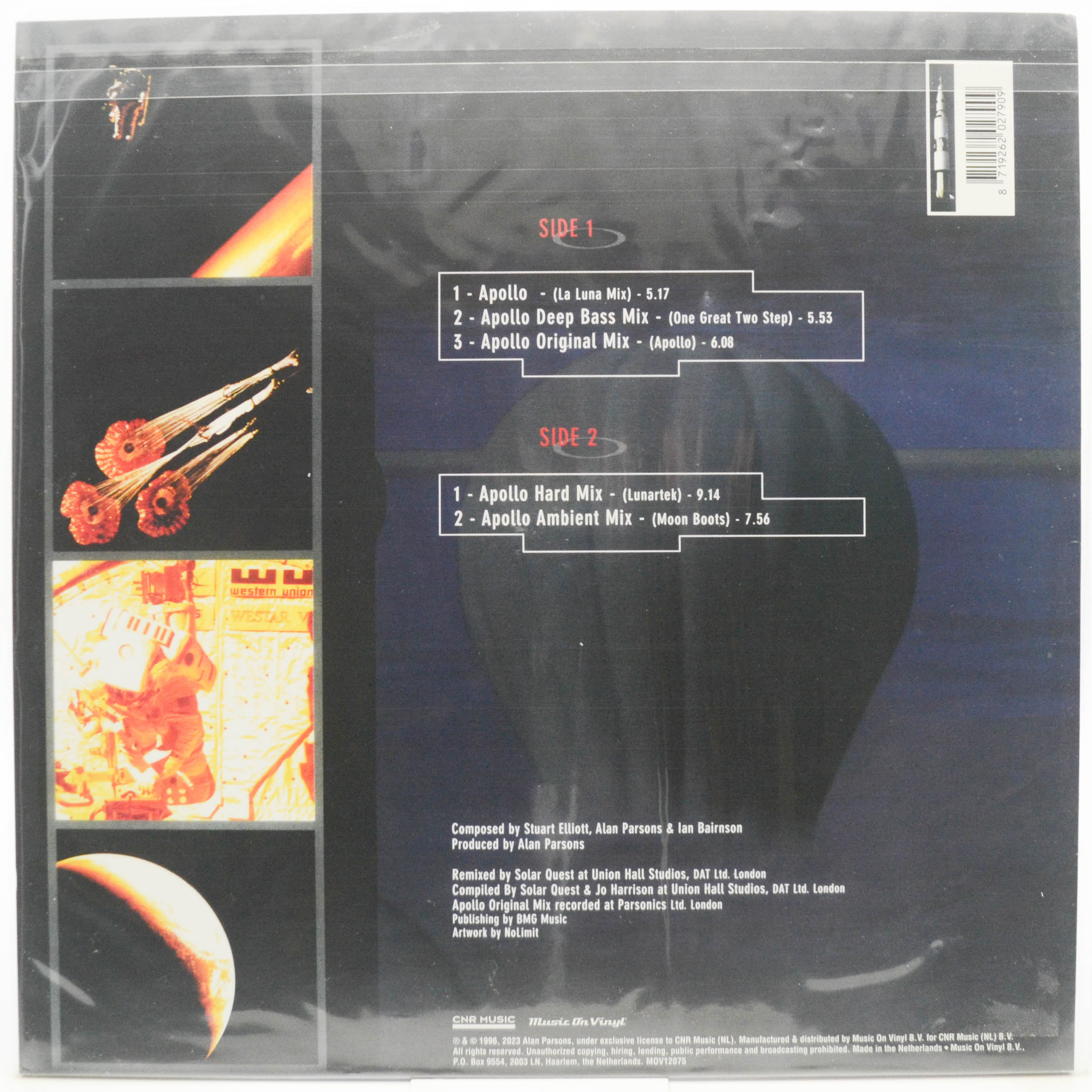 Alan Parsons — Apollo (Remixed By Solar Quest), 1996