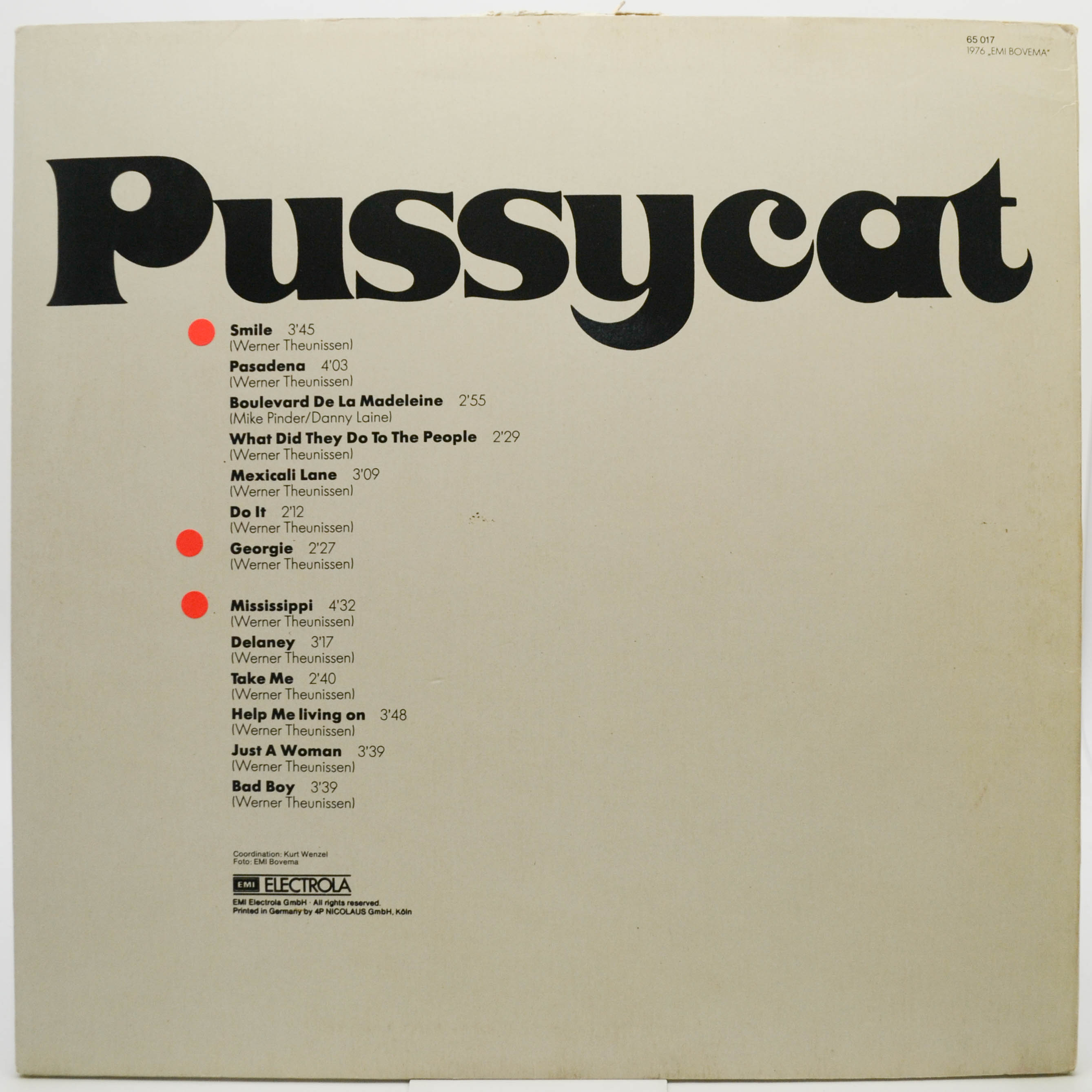 Pussycat — Smile • Georgie • Mississippi U.v.a., 1976