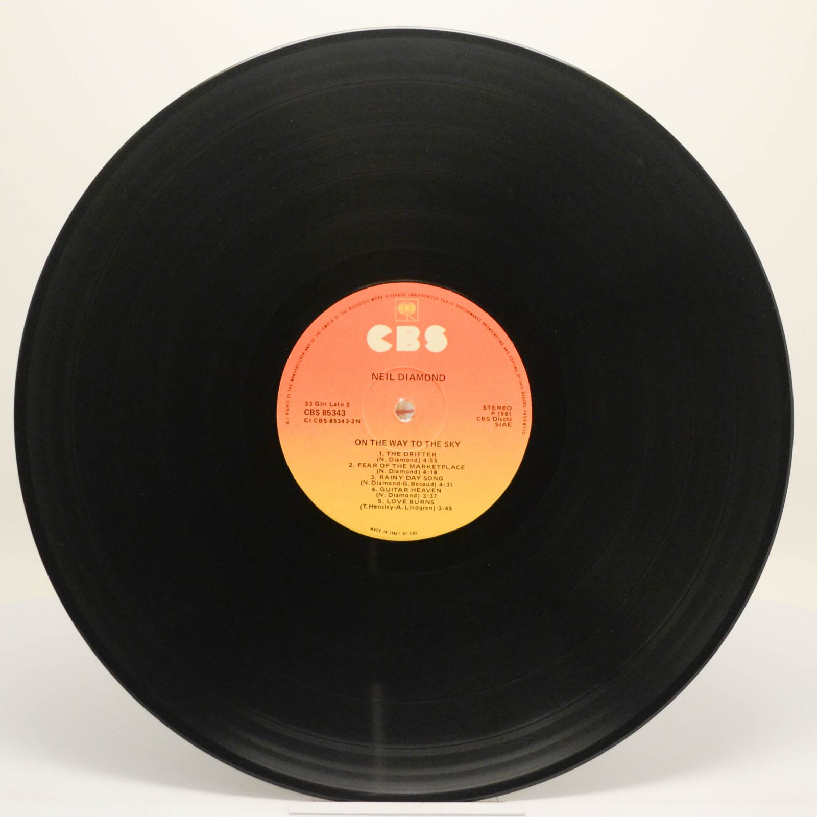 Neil Diamond — On The Way To The Sky, 1981