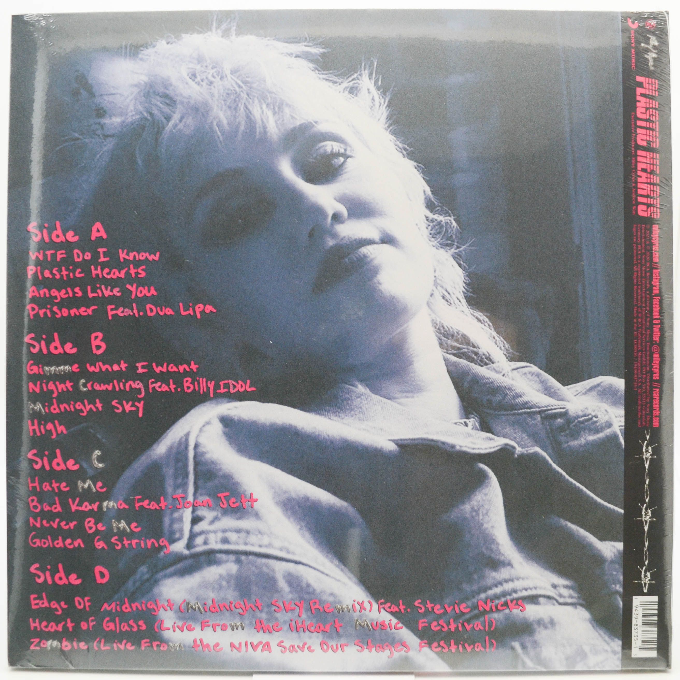 Miley Cyrus — Plastic Hearts (2LP), 1976