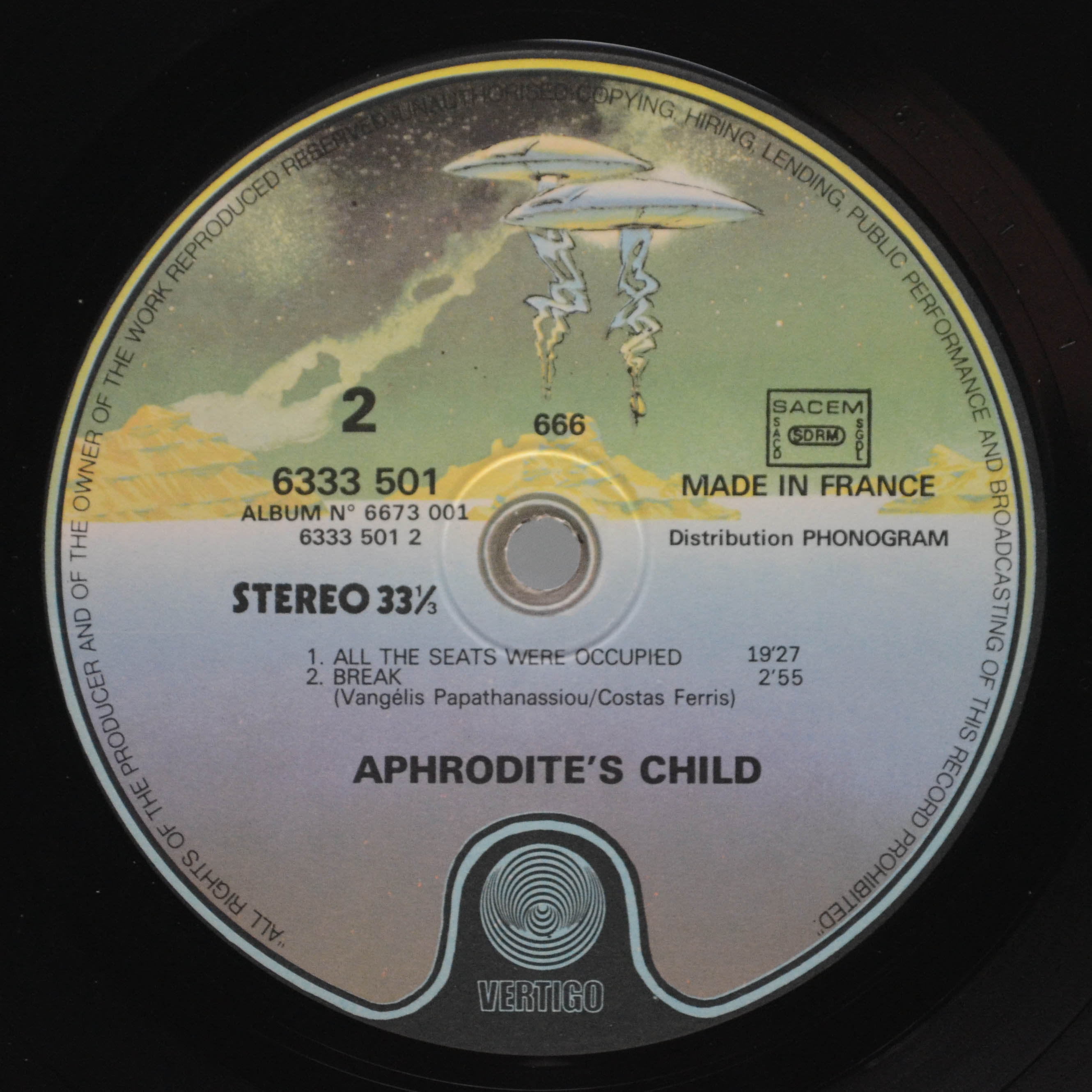 Aphrodite's Child — 666 (2LP, France), 1972