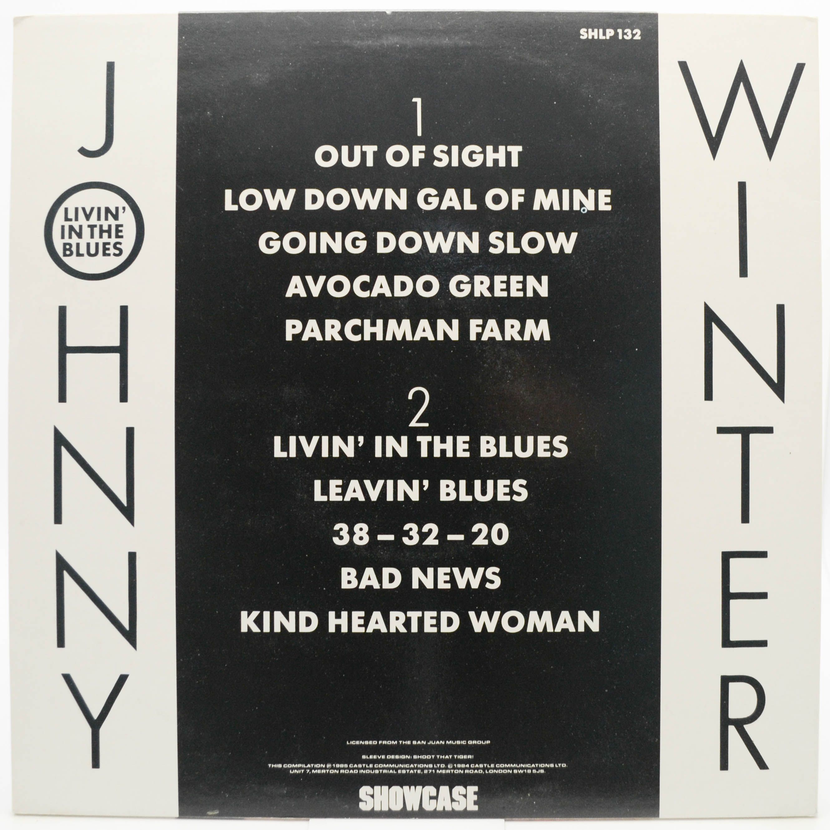 Johnny Winter — Livin' In The Blues (UK), 1985