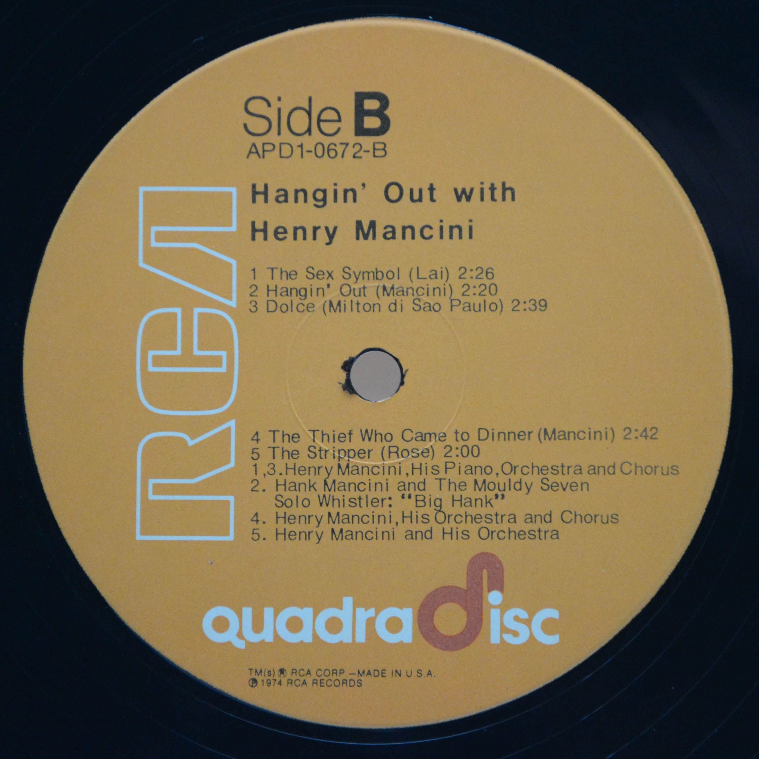 Henry Mancini — Hangin' Out (USA, Quadraphonic), 1974