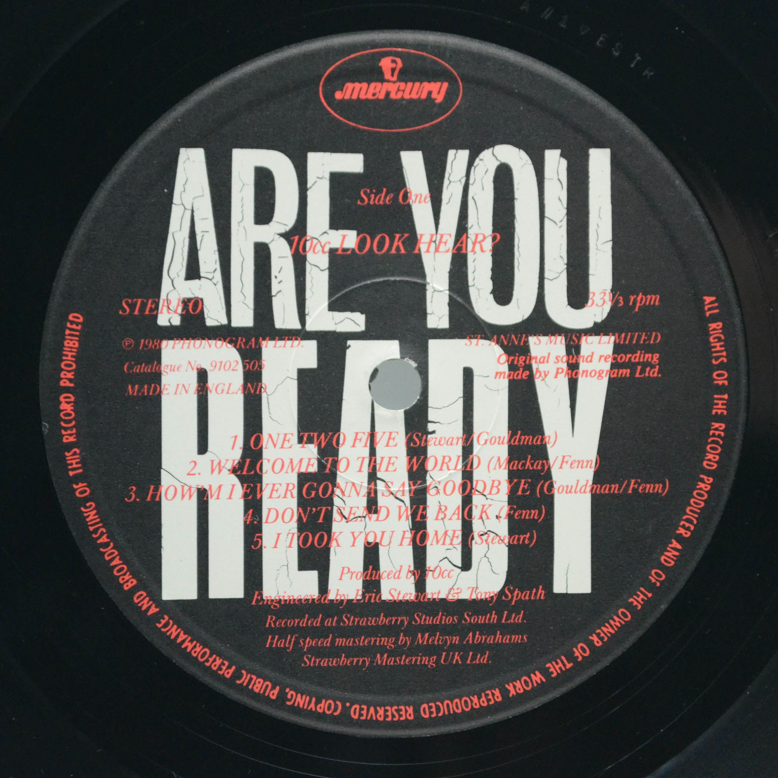 10cc — Look Hear? (1-st, UK, poster ), 1980