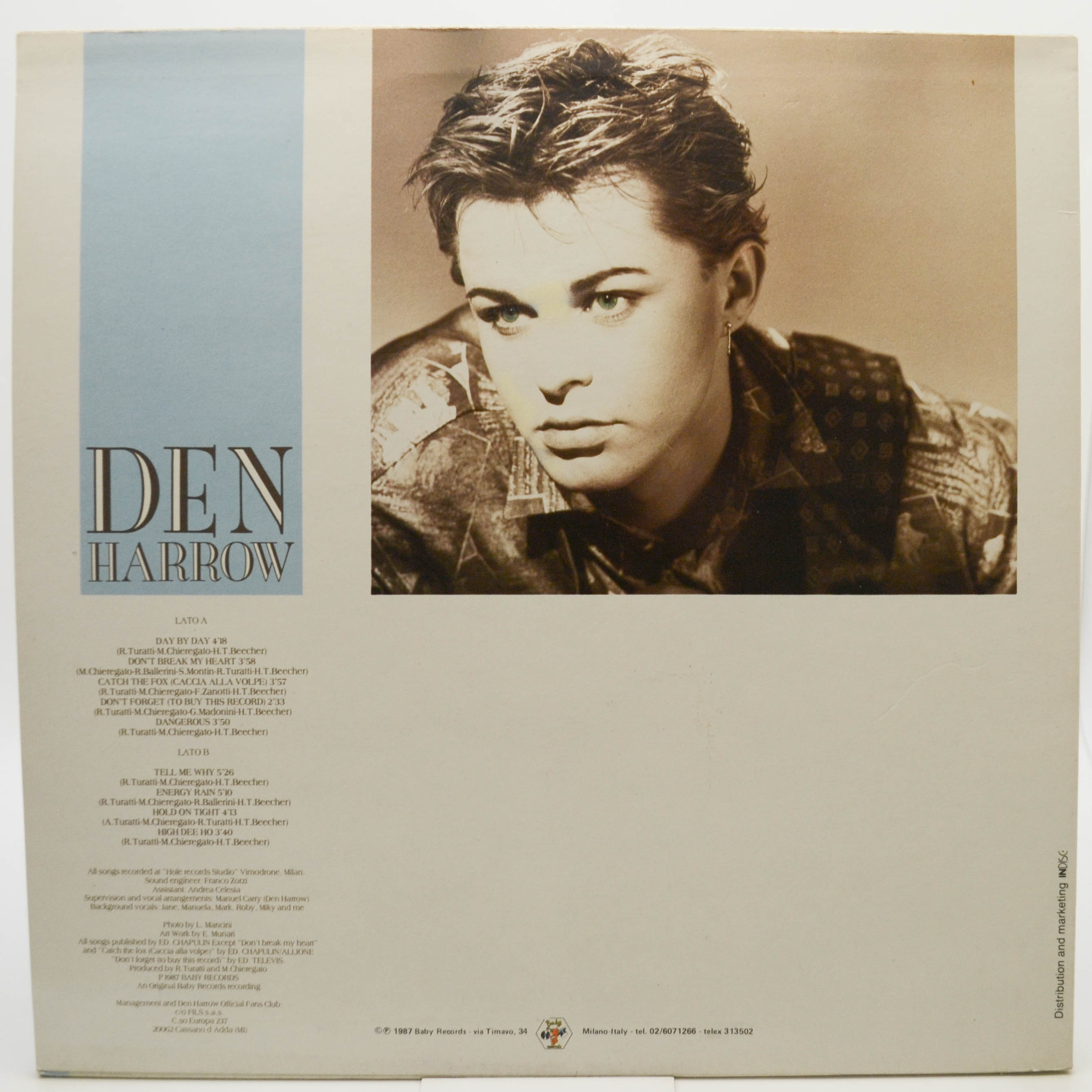 Den Harrow — Day By Day, 1987