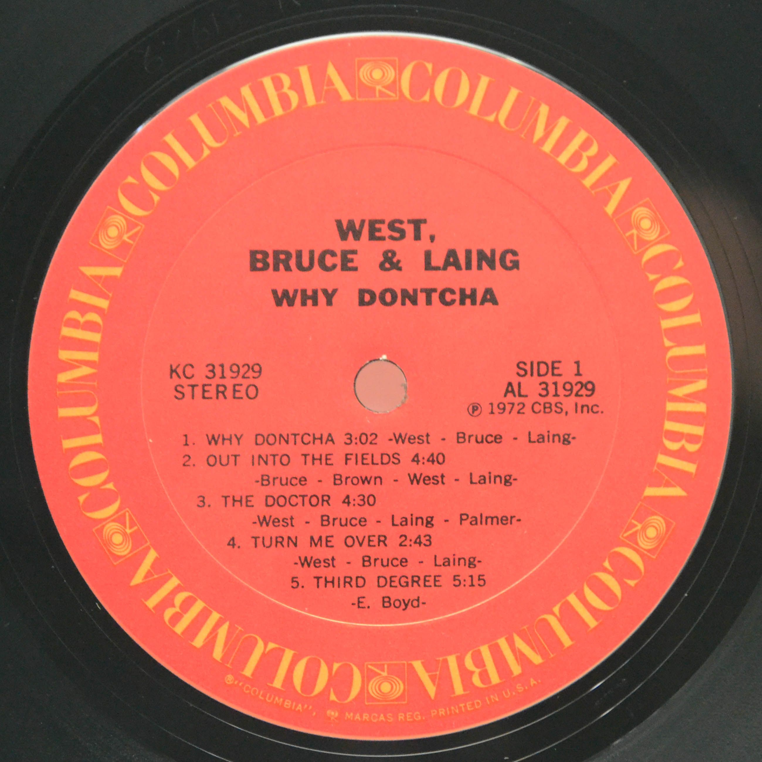 West, Bruce & Laing — Why Dontcha (USA), 1972
