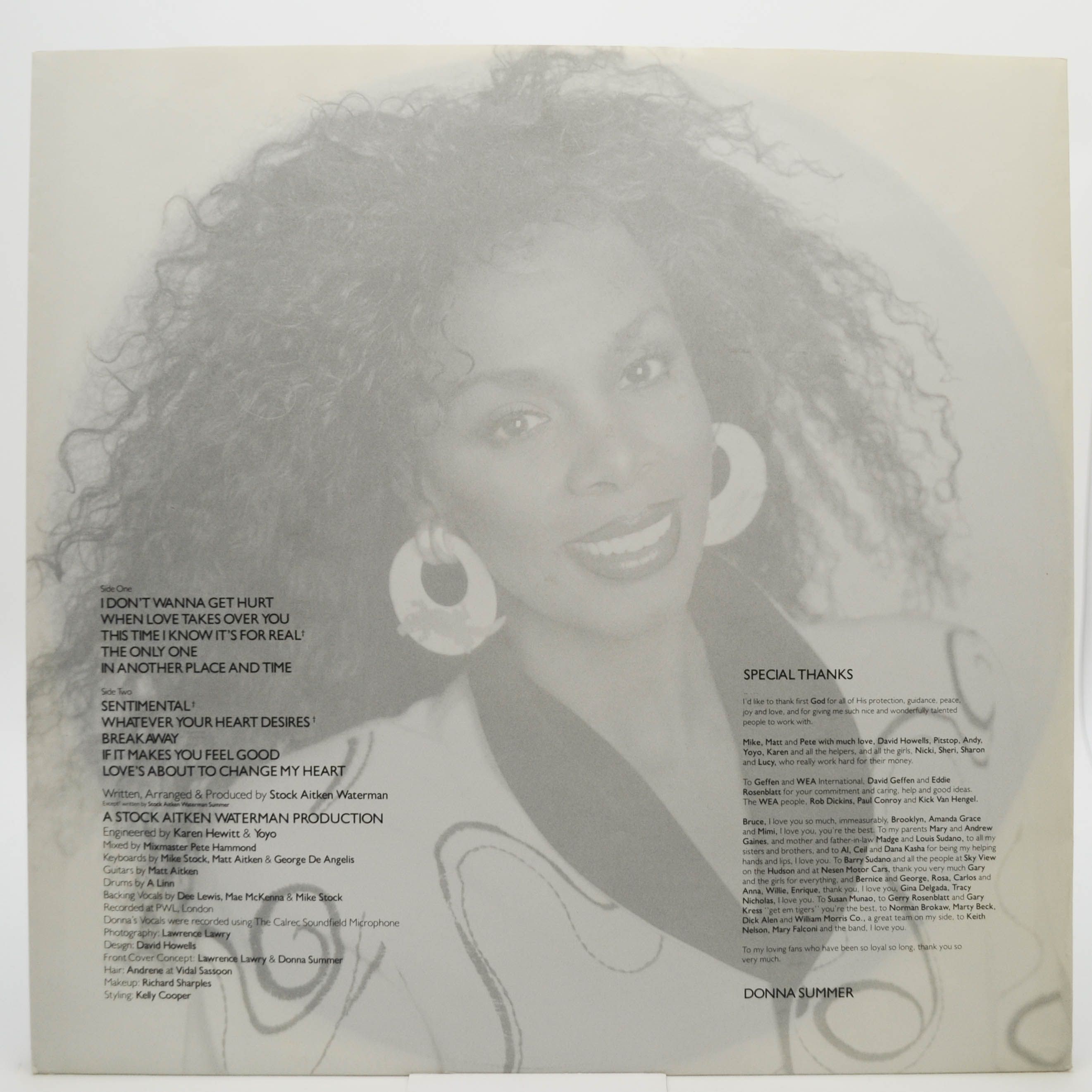 Donna Summer — Another Place And Time, 1989
