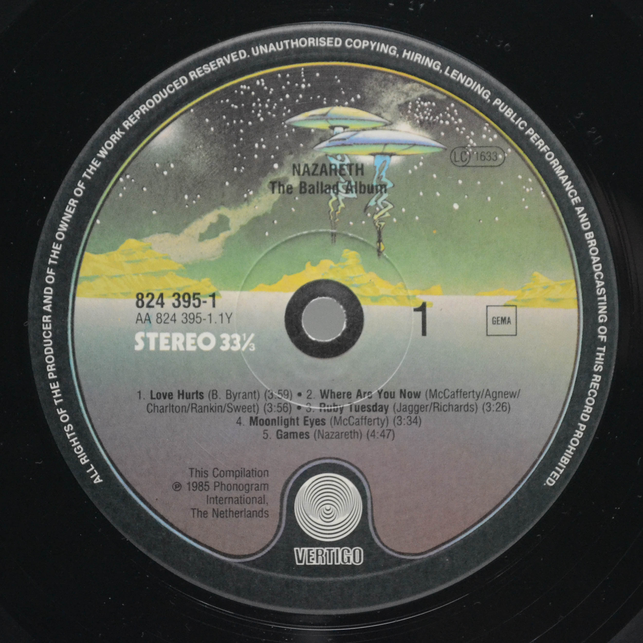 Nazareth — The Ballad Album, 1985