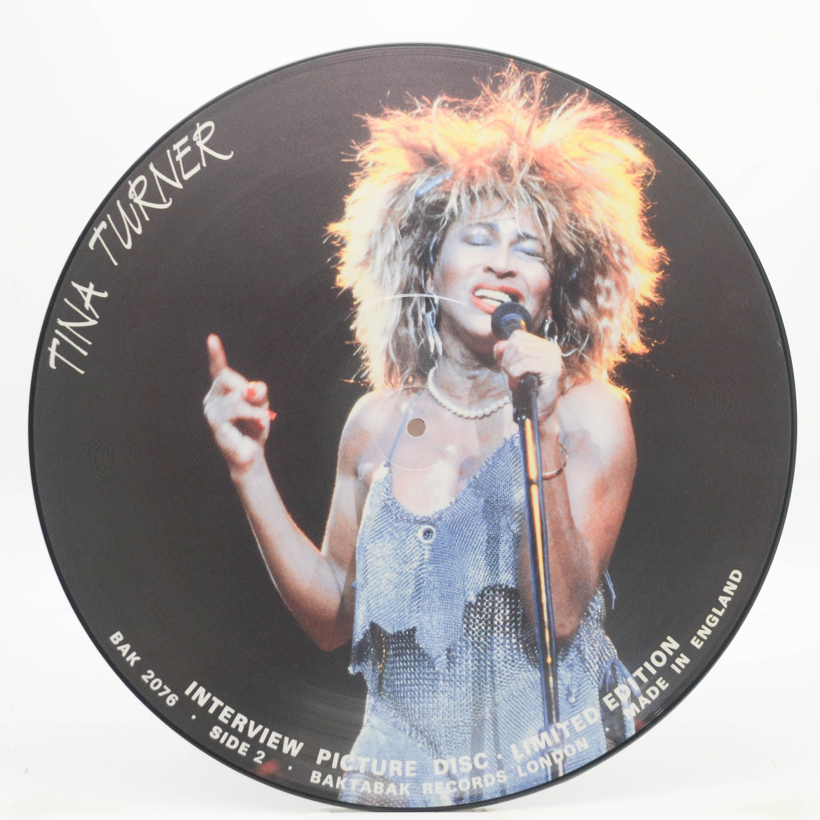 Tina Turner — Limited Edition Interview Picture Disc, 1985