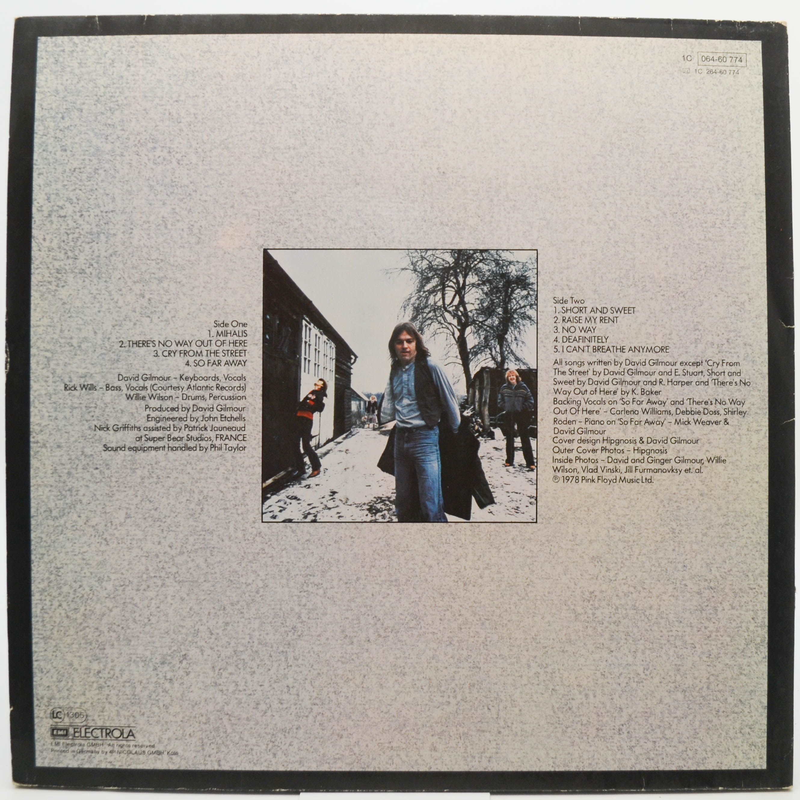 David Gilmour — David Gilmour, 1978