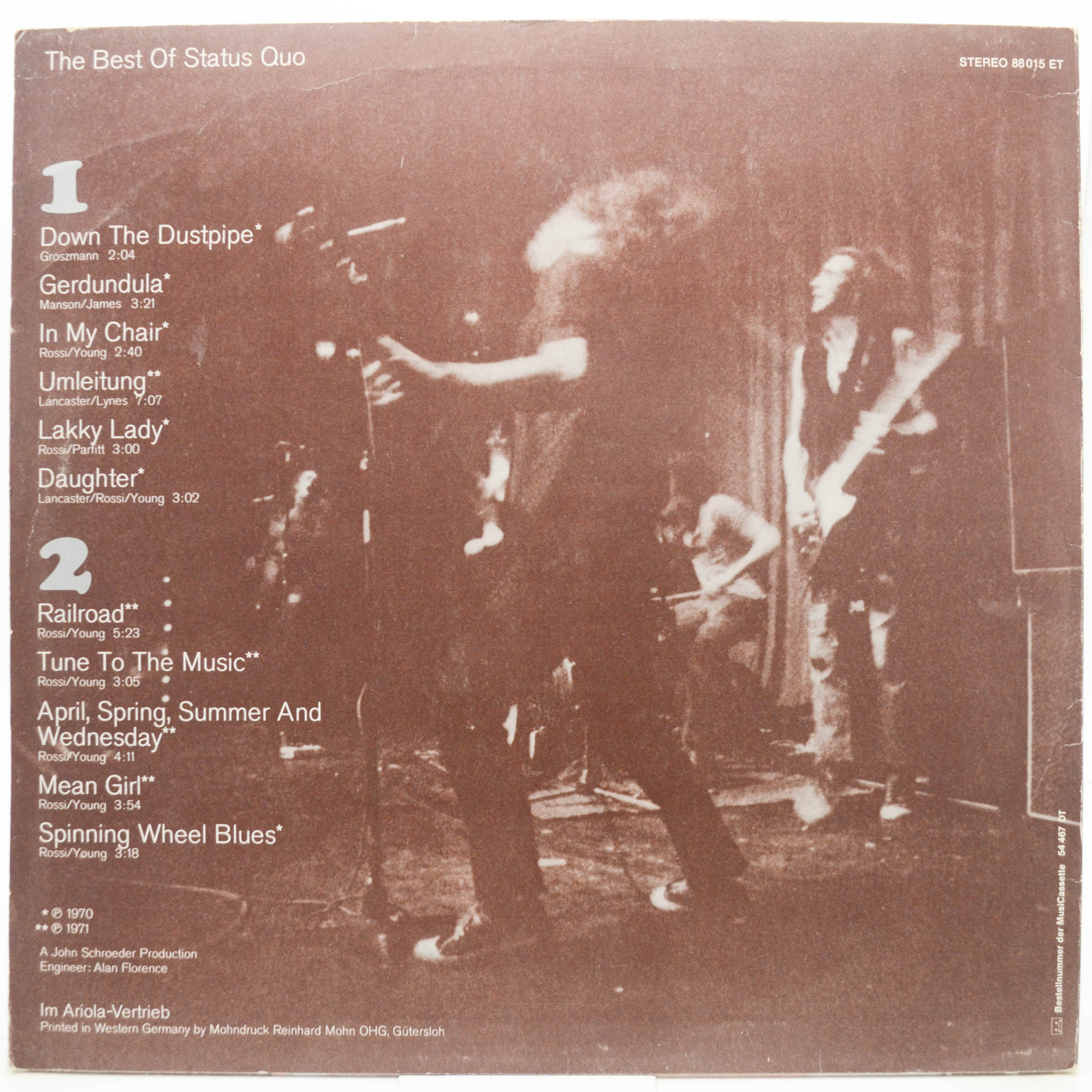 Status Quo — The Best Of Status Quo, 1971