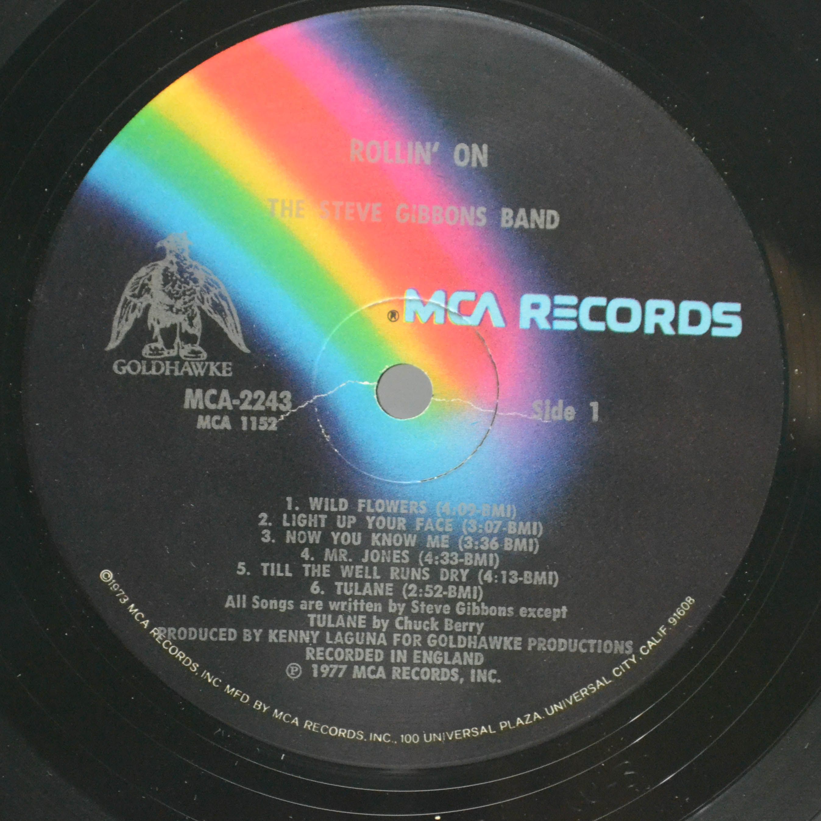 Steve Gibbons Band — Rollin' On (USA), 1977