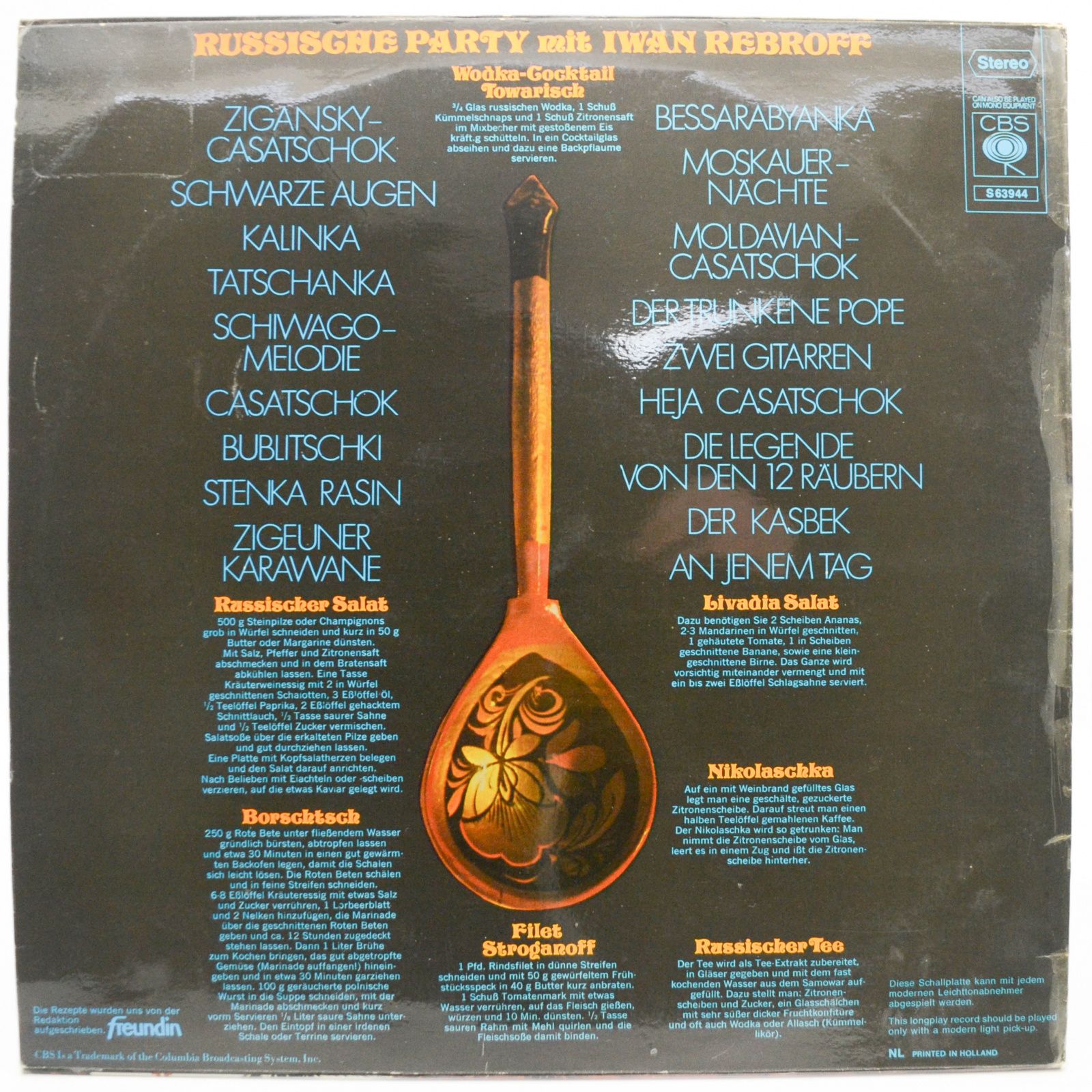 Iwan Rebroff — Russische Party, 1970