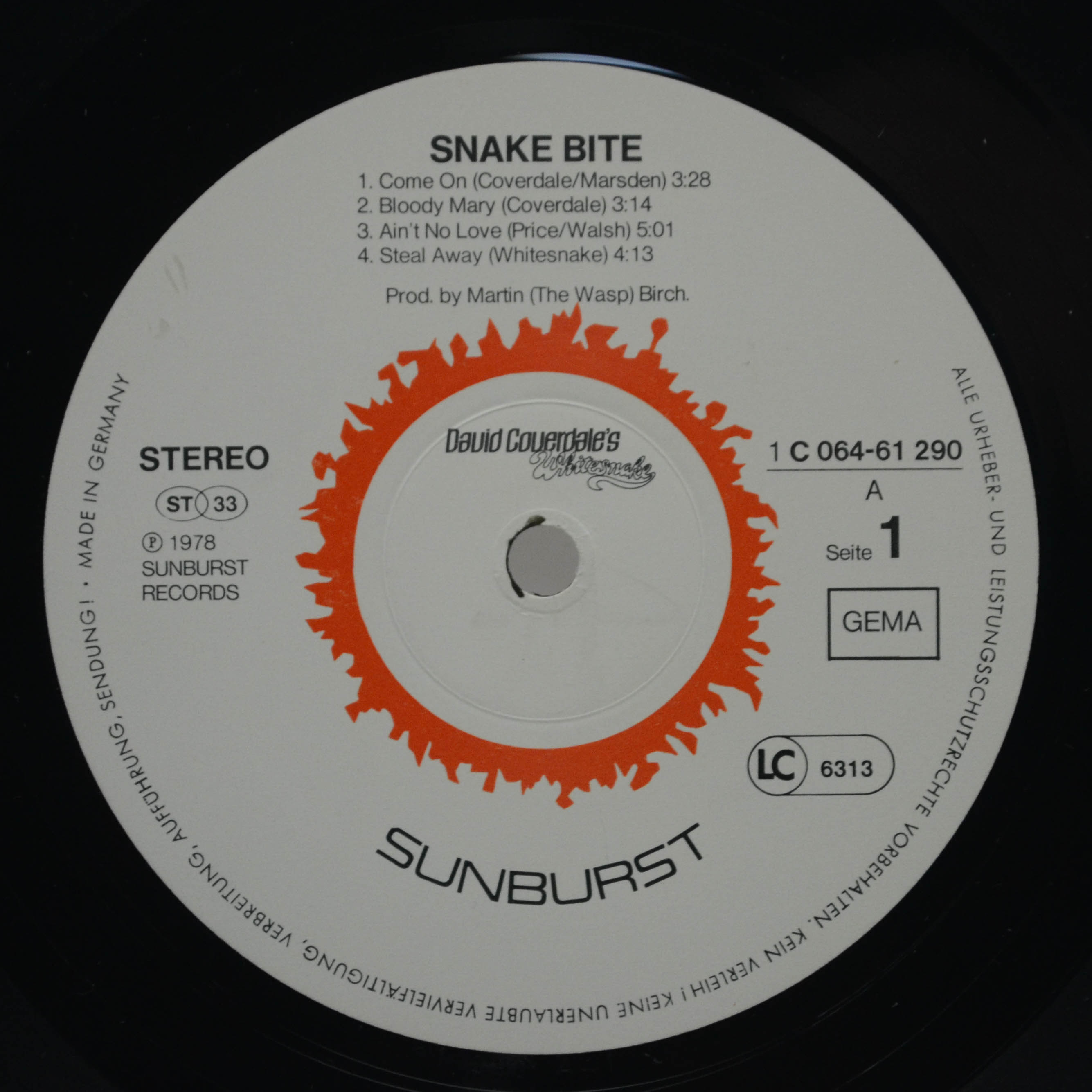 David Coverdales Whitesnake — Snakebite, 1978
