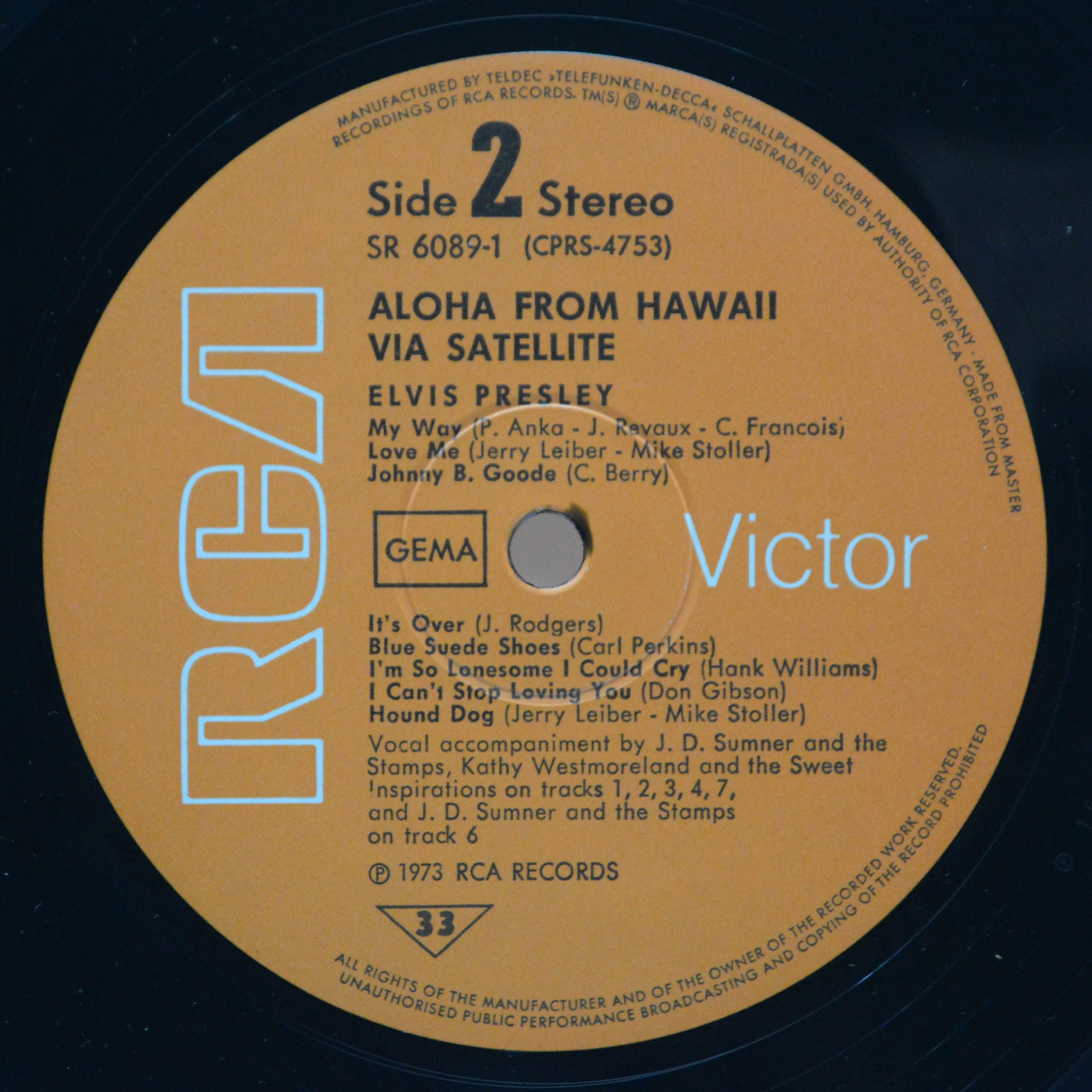 Elvis — Aloha From Hawaii Via Satellite (2LP), 1973