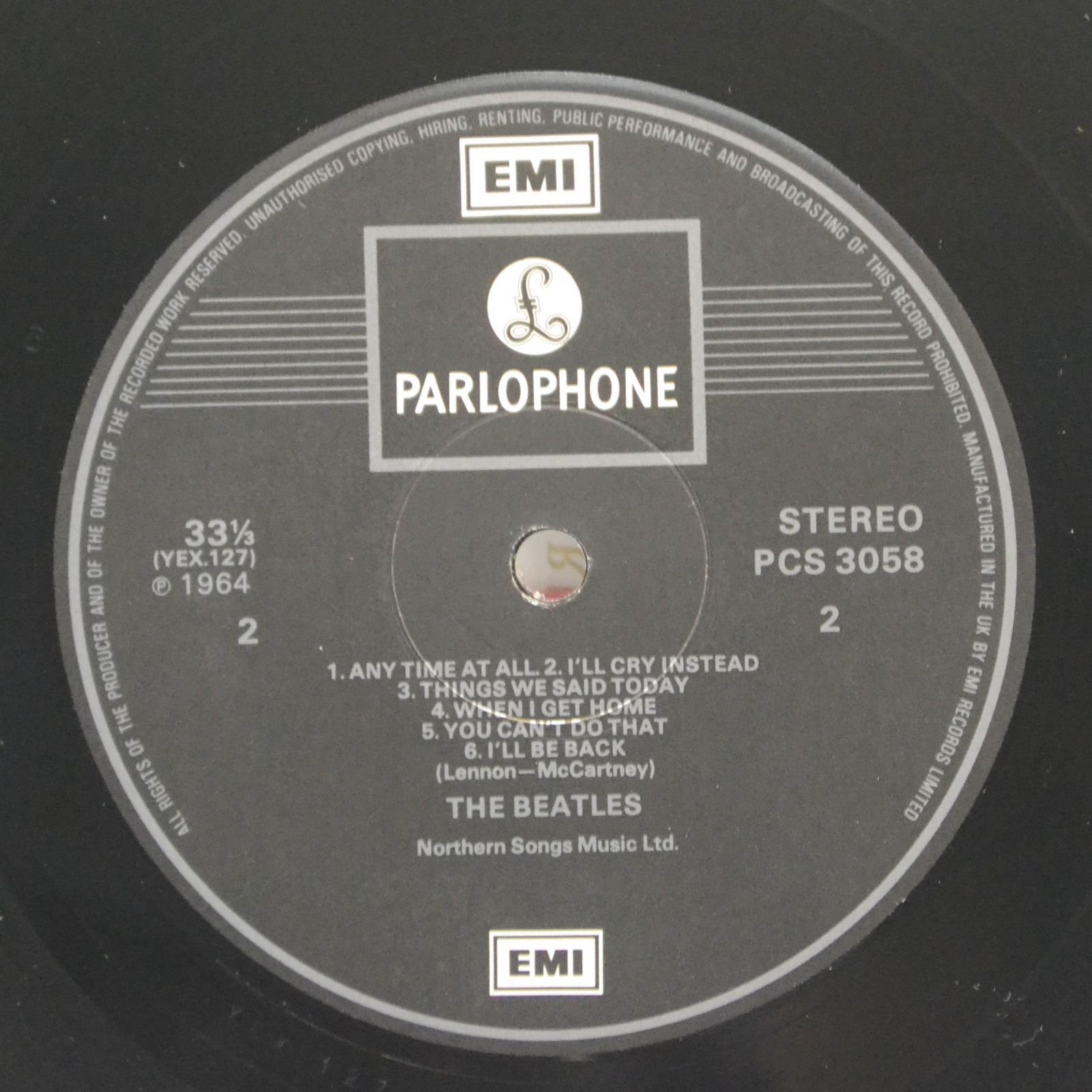 Beatles — A Hard Day's Night (UK), 1964